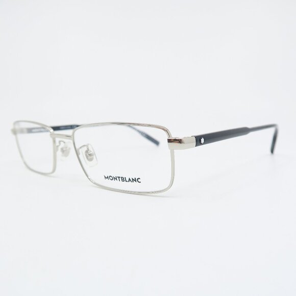 MontBlanc MB0087O 002 56mm Silver & Blank New Men's Eyeglasses Frames.